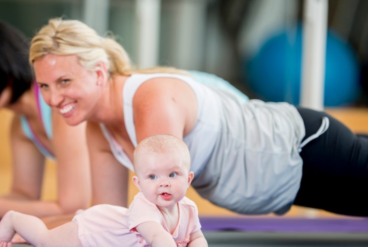 Fitt-mami szülés után 5 perccel?